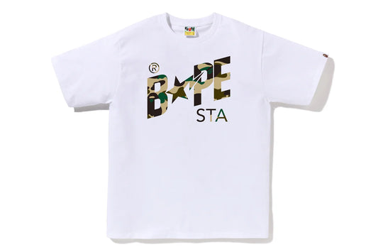 1ST CAMO BAPE STA TEE