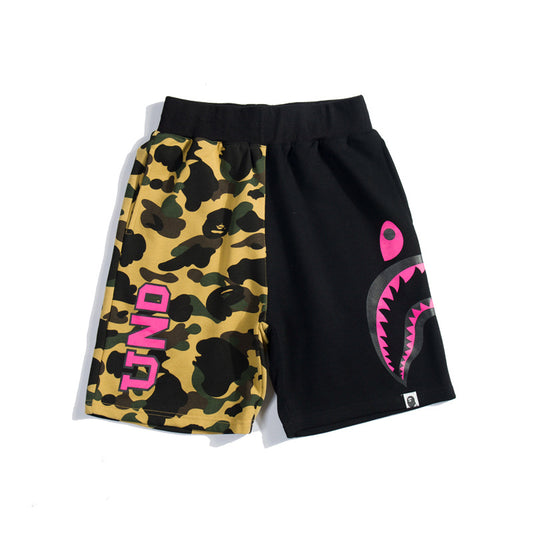 BAPE ART CAMO SWEAT SHORTS MENS