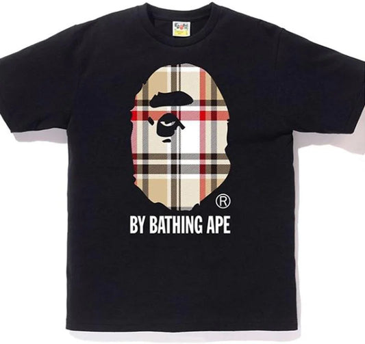 BAPE A Bathing Ape Check by Bathing Tee