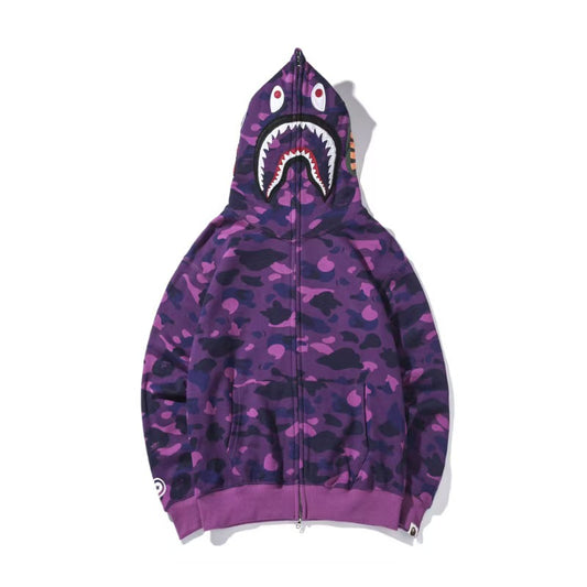 BAPE Color Camo Shark Full Zip Hoodie