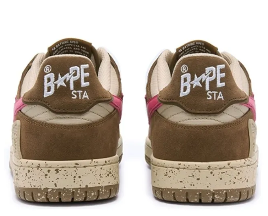 BAPE A BATHING APE Bape SK8 Sta #6 Brown Pink